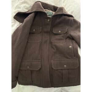 $595 Woolrich by John Rich & Co. Heavy Ryalee Wool Utility Jacket Coat M RARE!